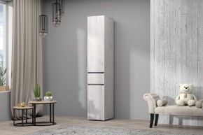Пенал Лиана (Крафт белый/Артвуд темный) в Когалыме - kogalym.ok-mebel.com | фото