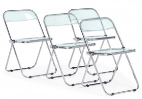 Пластиковый стул Fold складной clear gray-blue в Когалыме - kogalym.ok-mebel.com | фото 9