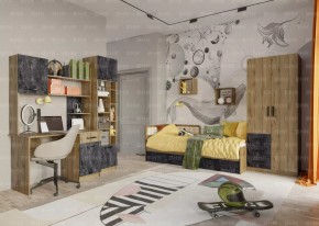 Подростковая Хогвартс (Дуб Вотан/Обсидиан) в Когалыме - kogalym.ok-mebel.com | фото 10