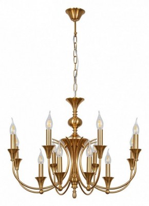 Подвесная люстра Arte Lamp Collinetta A4094LM-12PB в Когалыме - kogalym.ok-mebel.com | фото 2