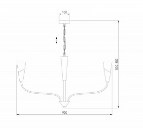 Подвесная люстра Eurosvet Rhyton 60167/8 никель в Когалыме - kogalym.ok-mebel.com | фото 6