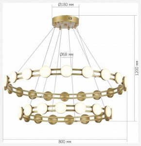 Подвесная люстра ST-Luce MONRO SL6610.203.36 в Когалыме - kogalym.ok-mebel.com | фото 4