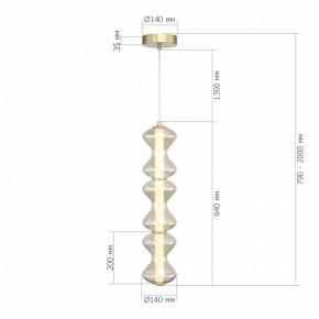 Подвесная люстра ST-Luce SPINE SL6136.213.01 в Когалыме - kogalym.ok-mebel.com | фото 4