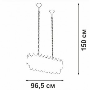 Подвесная люстра Vitaluce V58120 V58120-8/11 в Когалыме - kogalym.ok-mebel.com | фото 3