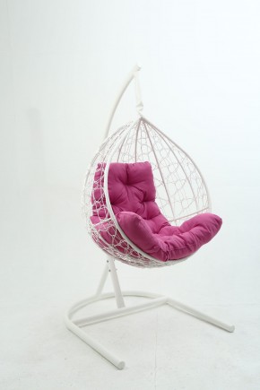 Подвесное кресло Бароло (белый/розовый) в Когалыме - kogalym.ok-mebel.com | фото