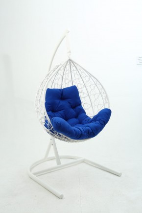 Подвесное кресло Бароло (белый/синий) в Когалыме - kogalym.ok-mebel.com | фото