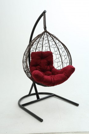Подвесное кресло Бароло (коричневый/бордо) в Когалыме - kogalym.ok-mebel.com | фото