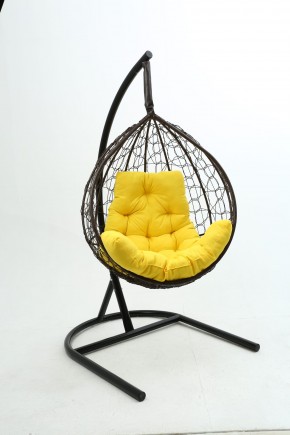 Подвесное кресло Бароло (коричневый/желтый) в Когалыме - kogalym.ok-mebel.com | фото