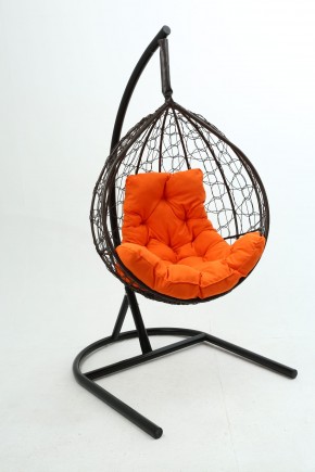 Подвесное кресло Бароло (коричневый/оранжевый) в Когалыме - kogalym.ok-mebel.com | фото