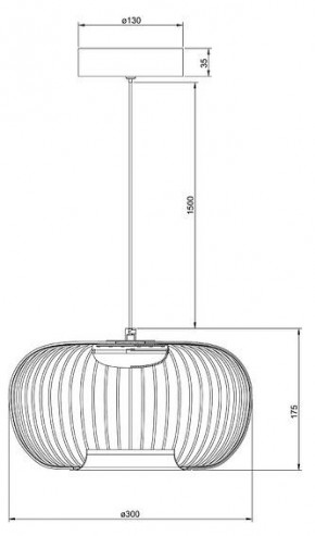 Подвесной светильник Arte Lamp Flare A3527SP-12BK в Когалыме - kogalym.ok-mebel.com | фото 3