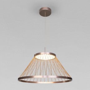 Подвесной светильник Eurosvet Cesta 40017/1 LED коричневый в Когалыме - kogalym.ok-mebel.com | фото 2