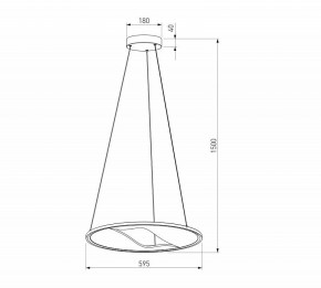 Подвесной светильник Eurosvet Occhio 40027/1 LED серый в Когалыме - kogalym.ok-mebel.com | фото 5