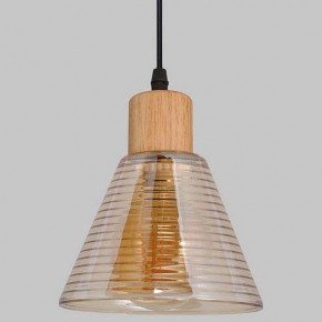 Подвесной светильник Imex MD.5870 MD.5870-1-P-WOOD+BK в Когалыме - kogalym.ok-mebel.com | фото