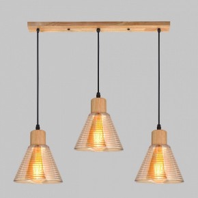 Подвесной светильник Imex MD.5870 MD.5870-3-P-WOOD+BK в Когалыме - kogalym.ok-mebel.com | фото 2