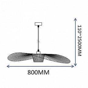 Подвесной светильник Imperiumloft HAT Black ﻿HAT01 в Когалыме - kogalym.ok-mebel.com | фото 3