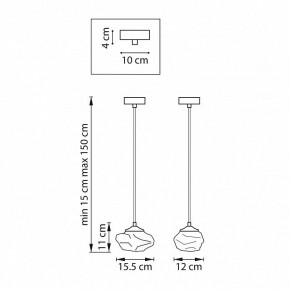 Подвесной светильник Lightstar Meringe 799033 в Когалыме - kogalym.ok-mebel.com | фото 4