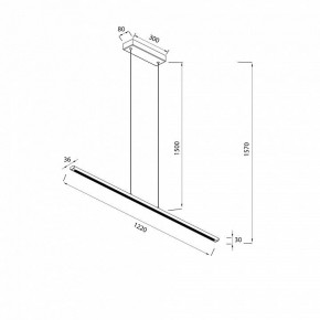 Подвесной светильник Mantra Lineal 8954 в Когалыме - kogalym.ok-mebel.com | фото 3