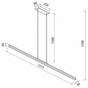Подвесной светильник Mantra Lineal 8959 в Когалыме - kogalym.ok-mebel.com | фото 3