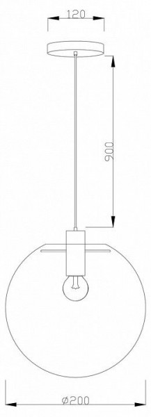 Подвесной светильник Moderli Aurora V11538-1P в Когалыме - kogalym.ok-mebel.com | фото 3