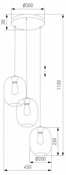 Подвесной светильник TK Lighting Elio 5973 Elio в Когалыме - kogalym.ok-mebel.com | фото 3