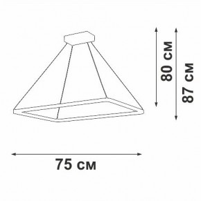 Подвесной светильник Vitaluce V2704 V2704-0/1S в Когалыме - kogalym.ok-mebel.com | фото 3