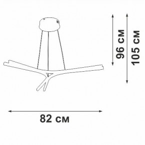 Подвесной светильник Vitaluce V2708 V2708-9/3S в Когалыме - kogalym.ok-mebel.com | фото 3