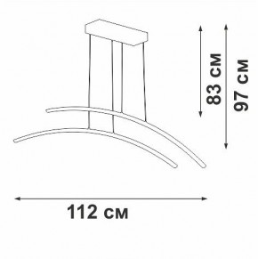 Подвесной светильник Vitaluce V2709 V2709-8/2S в Когалыме - kogalym.ok-mebel.com | фото 3
