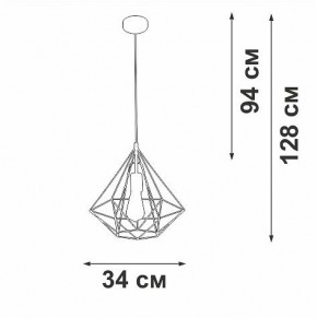 Подвесной светильник Vitaluce V2804 V2804-1/1S в Когалыме - kogalym.ok-mebel.com | фото 5