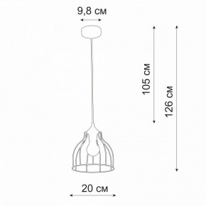 Подвесной светильник Vitaluce V3102 V3102-1/1S в Когалыме - kogalym.ok-mebel.com | фото 3