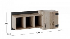 Полка комбинированная Окланд ТД-324.15.11 в Когалыме - kogalym.ok-mebel.com | фото 3