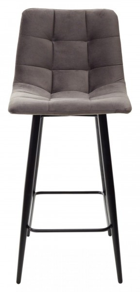 Полубарный стул CHILLI-QB графит #14, велюр / черный каркас (H=66cm) М-City в Когалыме - kogalym.ok-mebel.com | фото 5