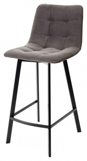 Полубарный стул CHILLI-QB SQUARE графит #14, велюр / черный каркас (H=66cm) М-City в Когалыме - kogalym.ok-mebel.com | фото