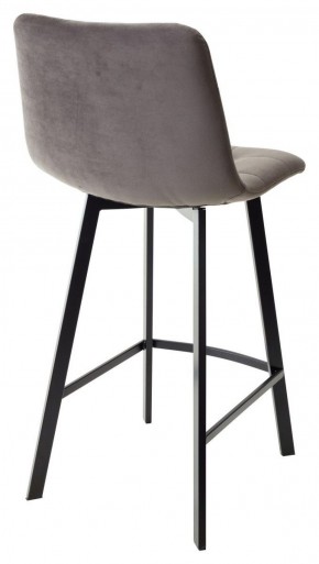 Полубарный стул CHILLI-QB SQUARE графит #14, велюр / черный каркас (H=66cm) М-City в Когалыме - kogalym.ok-mebel.com | фото 3
