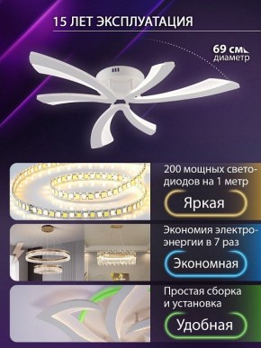 Потолочная люстра Natali Kovaltseva VIO LED LAMPS 81453 в Когалыме - kogalym.ok-mebel.com | фото 5