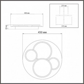 Потолочная люстра Sonex Pine 7734/60L в Когалыме - kogalym.ok-mebel.com | фото 9