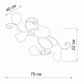 Потолочная люстра Vitaluce V3269 V3269-3/6PL в Когалыме - kogalym.ok-mebel.com | фото 2