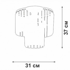 Потолочная люстра Vitaluce V5153 V5153-1/4PL в Когалыме - kogalym.ok-mebel.com | фото 4