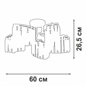 Потолочная люстра Vitaluce V5884 V5884-0/5PL в Когалыме - kogalym.ok-mebel.com | фото 3