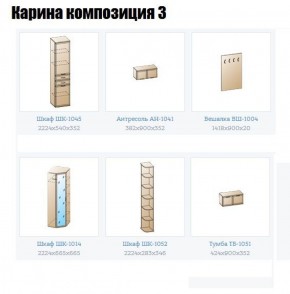 Прихожая Карина (модульная) в Когалыме - kogalym.ok-mebel.com | фото 8