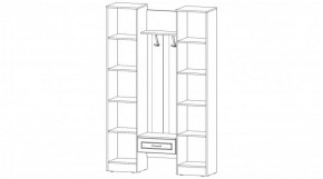 ЛИБЕРТИ Прихожая МДФ (Трюфель) в Когалыме - kogalym.ok-mebel.com | фото 2