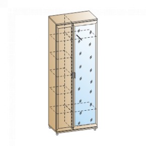 Прихожая Мелисса композиция 1 (Гикори Джексон светлый) в Когалыме - kogalym.ok-mebel.com | фото 2