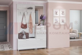 Прихожая Мелисса композиция 8 (Снежный Ясень) в Когалыме - kogalym.ok-mebel.com | фото