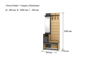 ОЛЬГА-ЛОФТ 1 Прихожая в Когалыме - kogalym.ok-mebel.com | фото 4