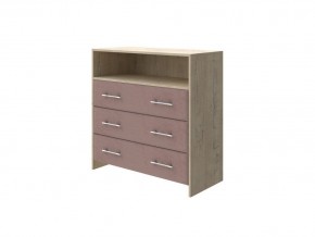 PROxSON Комод Varna (ЛДСП Бунратти+ткань Бунратти/Ultra Горячий шоколад) 90x40 в Когалыме - kogalym.ok-mebel.com | фото