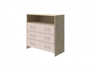 PROxSON Комод Varna (ЛДСП Бунратти+ткань Бунратти/Ultra Суфле) 90x40 в Когалыме - kogalym.ok-mebel.com | фото