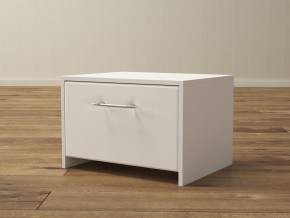PROxSON Тумба Varna (ЛДСП Белая+экокожа Белый/Белый) 51x40 в Когалыме - kogalym.ok-mebel.com | фото