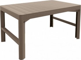 Раскладной стол Лион с регулируемой высотой столешницы (Lyon rattan table) капучино (h400/650) в Когалыме - kogalym.ok-mebel.com | фото 2