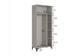РИЧ Шкаф двухдверный в Когалыме - kogalym.ok-mebel.com | фото 3