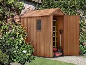 Сарай Дарвин 4х6 (Darwin 4x6) коричневый в Когалыме - kogalym.ok-mebel.com | фото 2