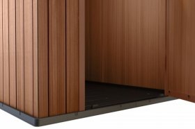 Сарай Дарвин 4х6 (Darwin 4x6) коричневый в Когалыме - kogalym.ok-mebel.com | фото 5
